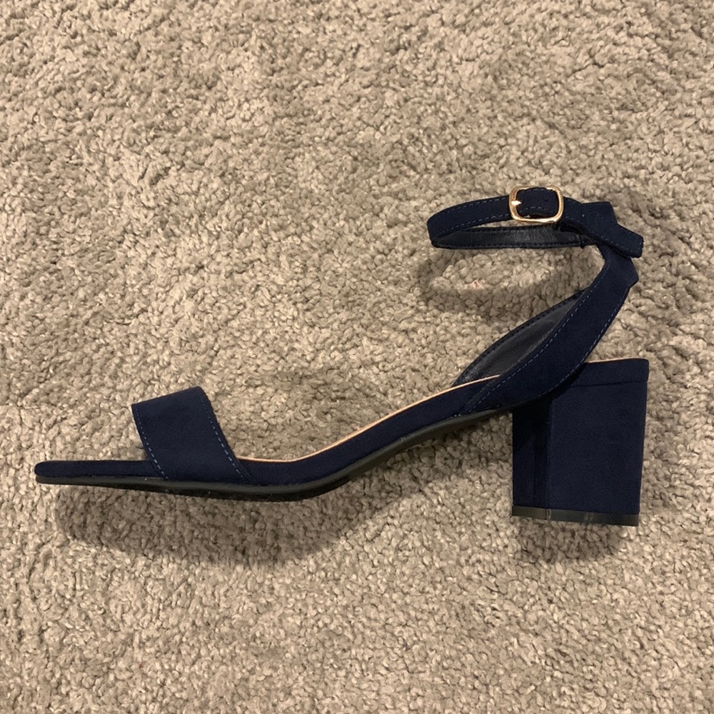 Navy Blue Heels Size 8.5